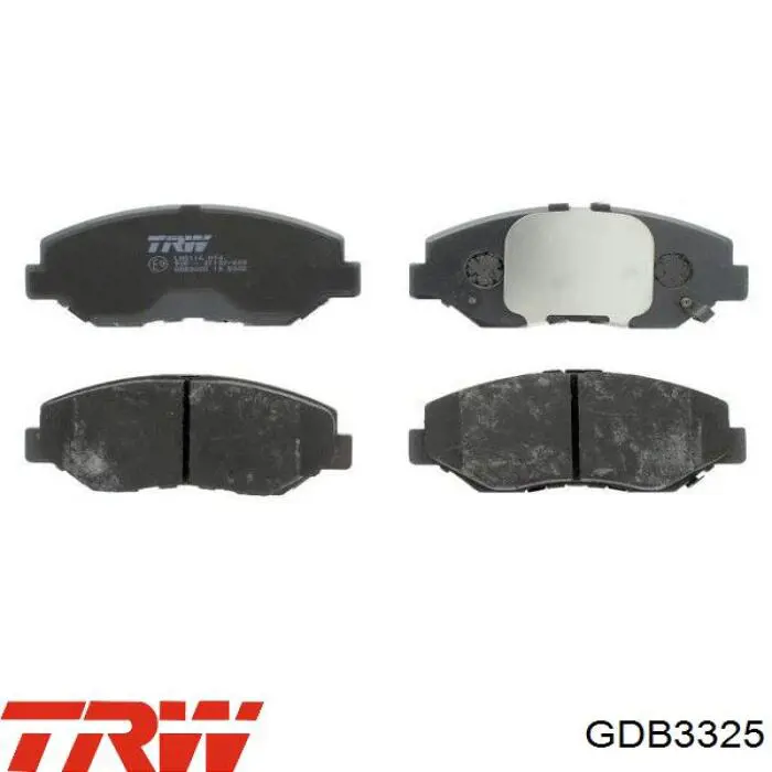 Купить GDB3325 TRW Колодки тормозные