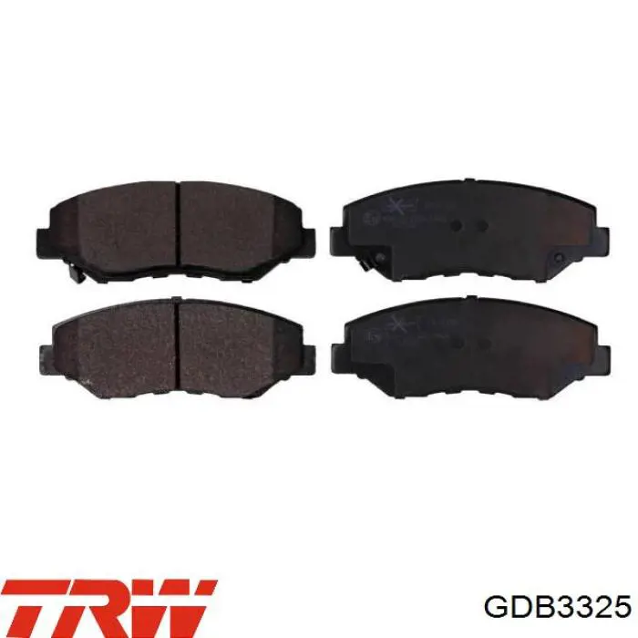 Передние тормозные колодки GDB3325 TRW