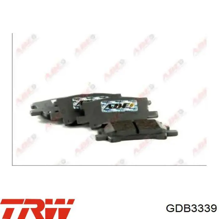 Задние дисковые колодки TRW GDB3339