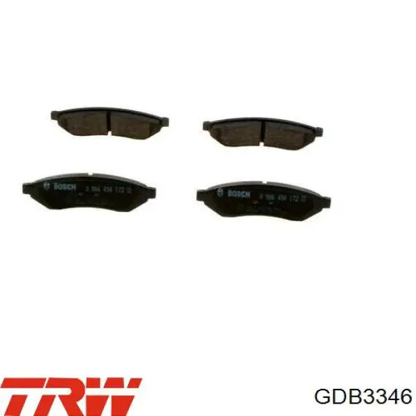 Колодки дисковые  TRW GDB3346 цена, от 29.49 USD