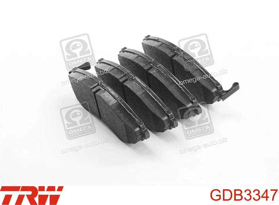 Тормозные колодки TRW GDB3347