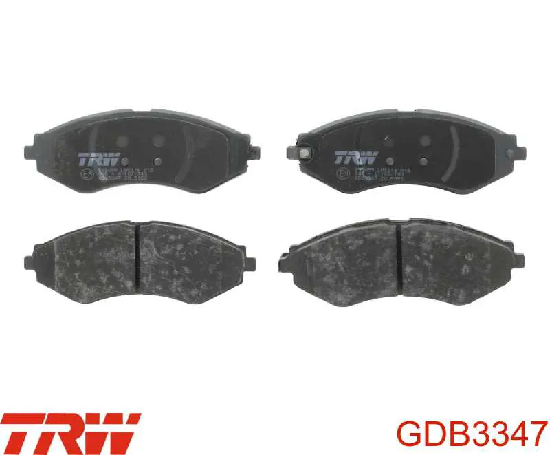Колодки TRW GDB3347 цена, от 30.66 USD