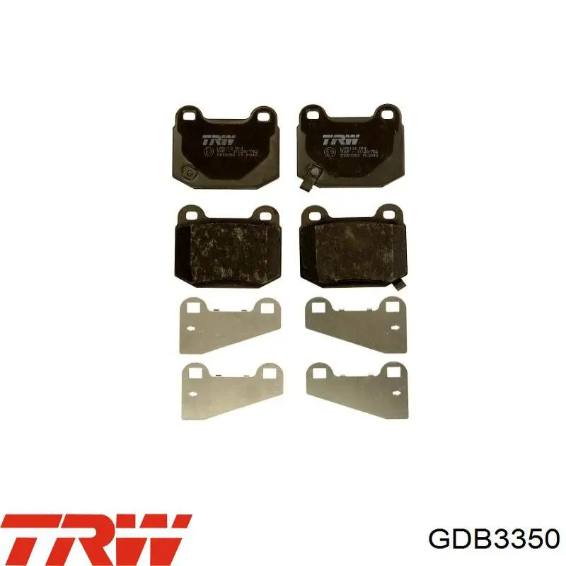 Колодки дисковые  TRW GDB3350 цена, от 35.95 USD