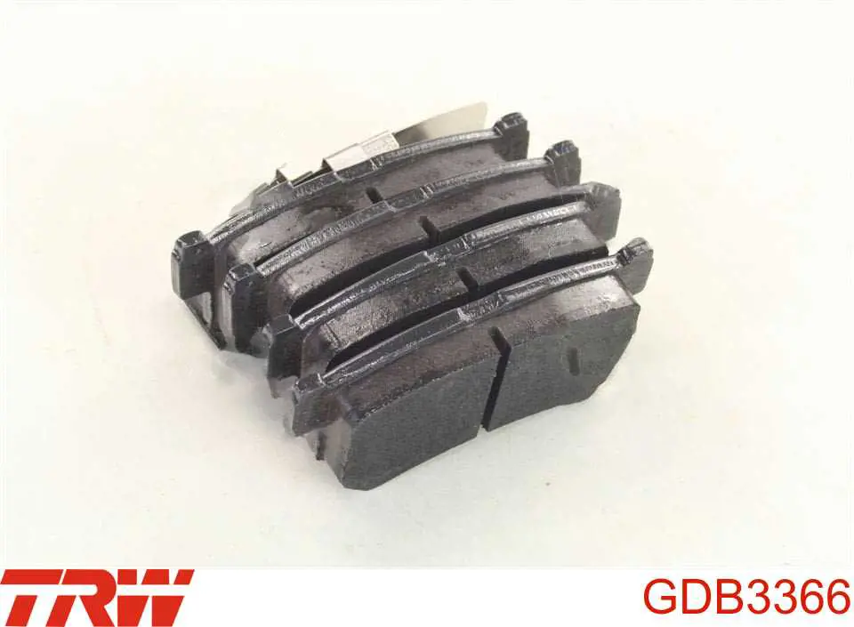 Задние тормозные колодки GDB3366 TRW