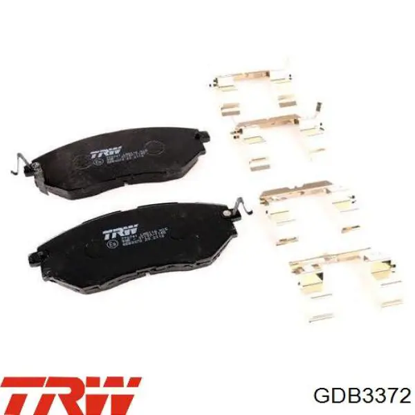 Купить GDB3372 TRW Колодки тормозные