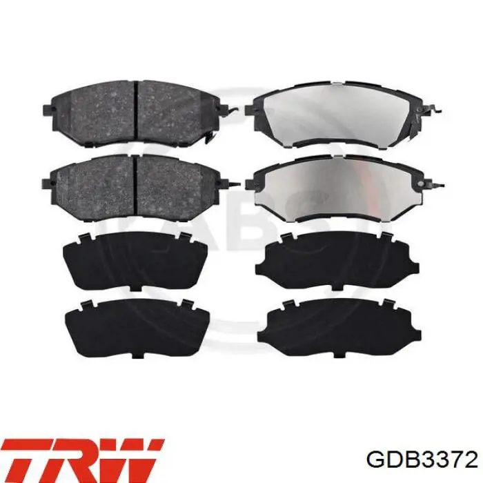 Тормозные колодки TRW GDB3372