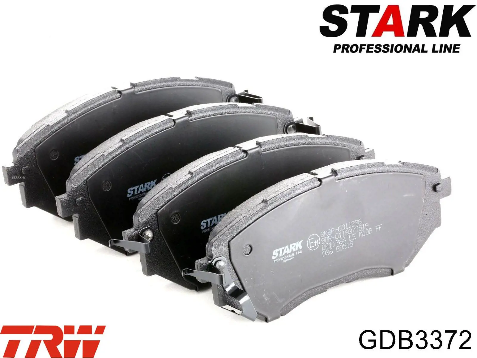 GDB3372 TRW Колодки передние