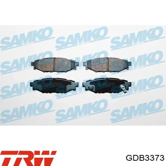 Колодки дисковые  TRW GDB3373 цена, от 29.64 USD