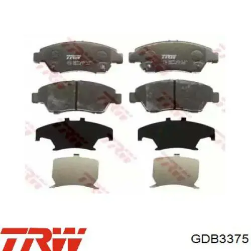 Колодки TRW GDB3375 цена, от 19.91 USD