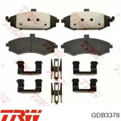 Тормозные колодки TRW GDB3378