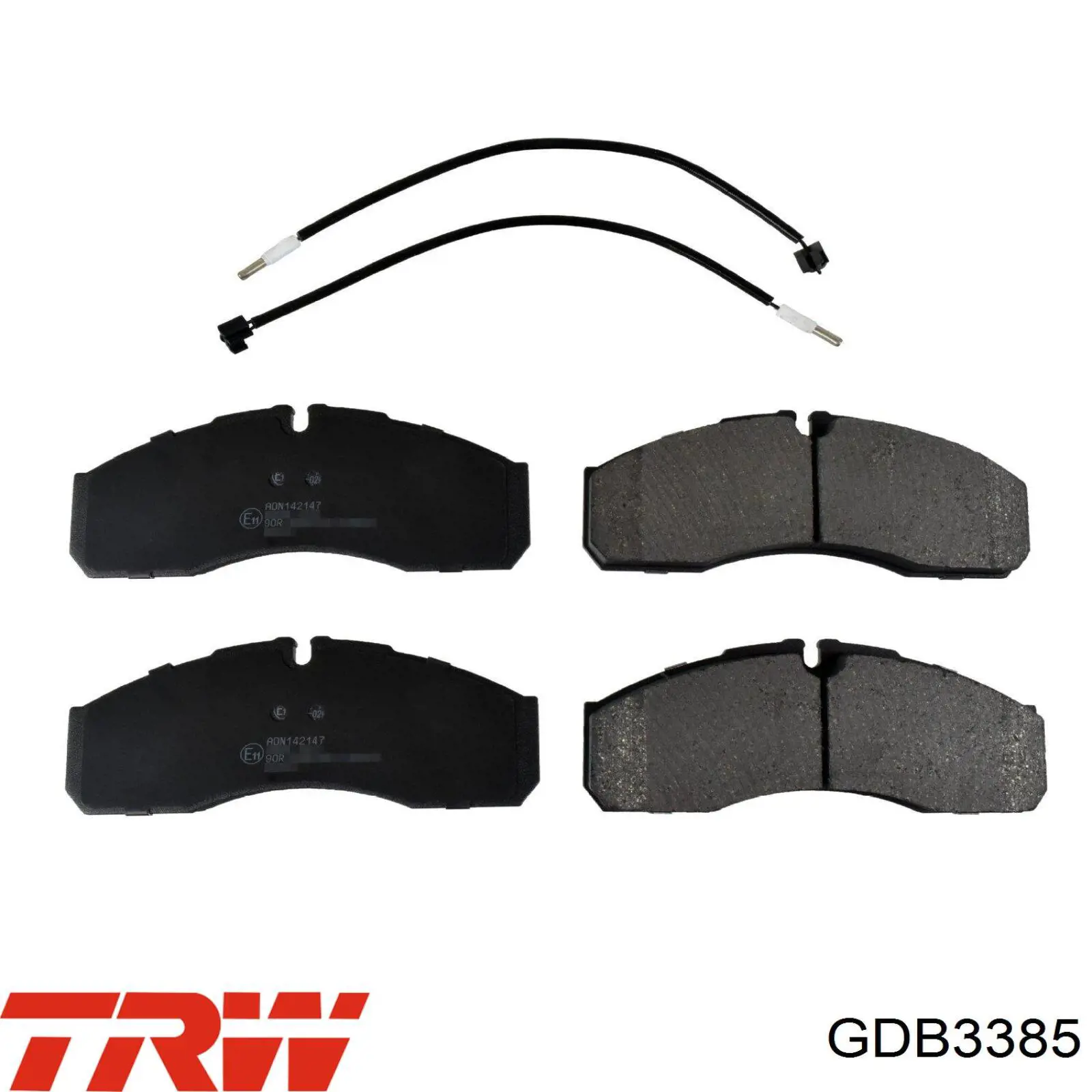 Купить GDB3385 TRW Колодки тормозные