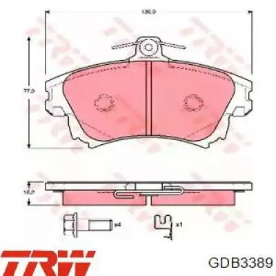 Передние тормозные колодки A4544210010 Mercedes