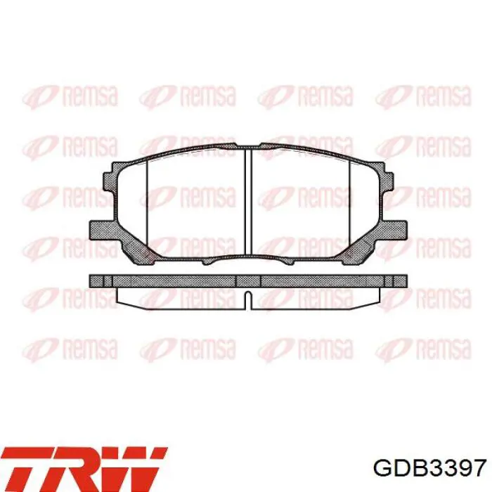 Колодки TRW GDB3397 цена, от 25.17 USD
