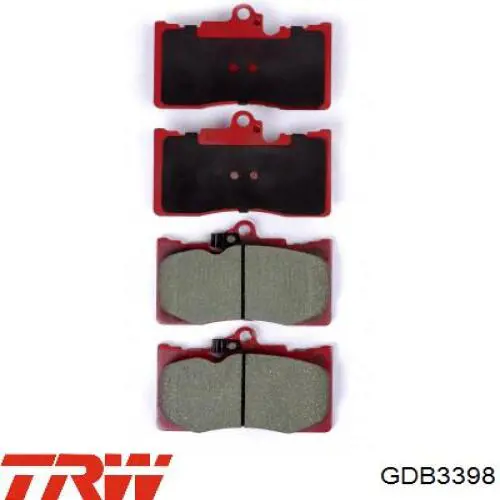 Колодки TRW GDB3398 цена, от 42.90 USD