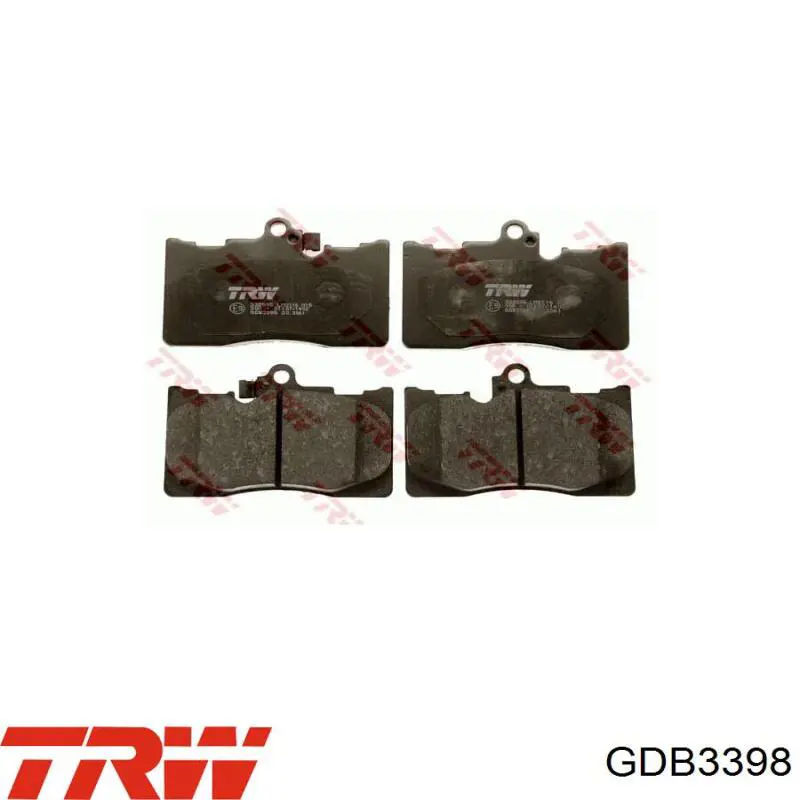 GDB3398 TRW Колодки передние