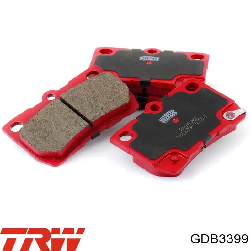 GDB3399 TRW Колодки тормозные дисковые комплект