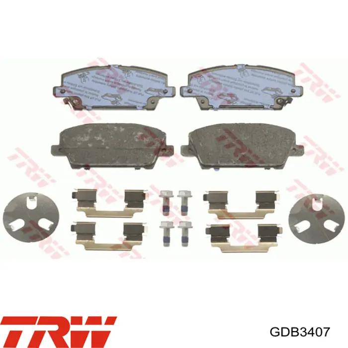 Тормозные колодки TRW GDB3407