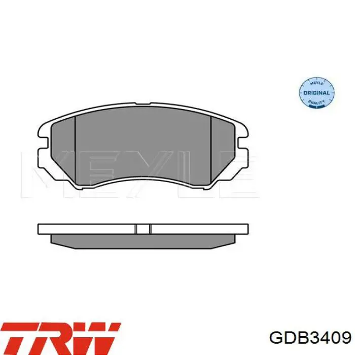 Тормозные колодки TRW GDB3409