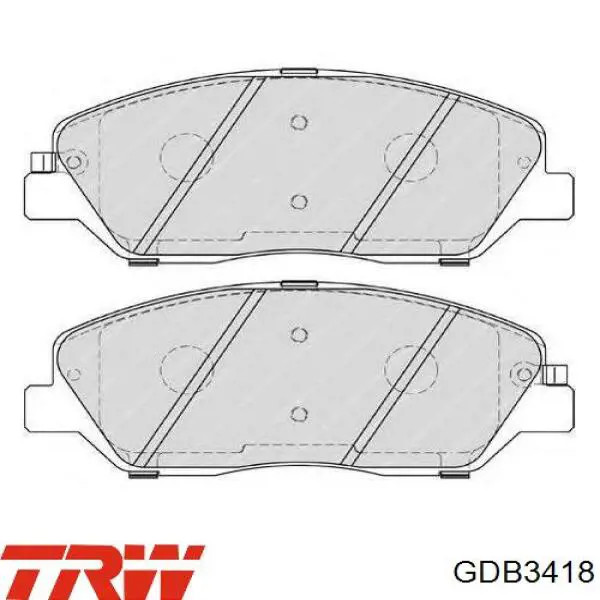Колодки TRW GDB3418 цена, от 21.29 USD