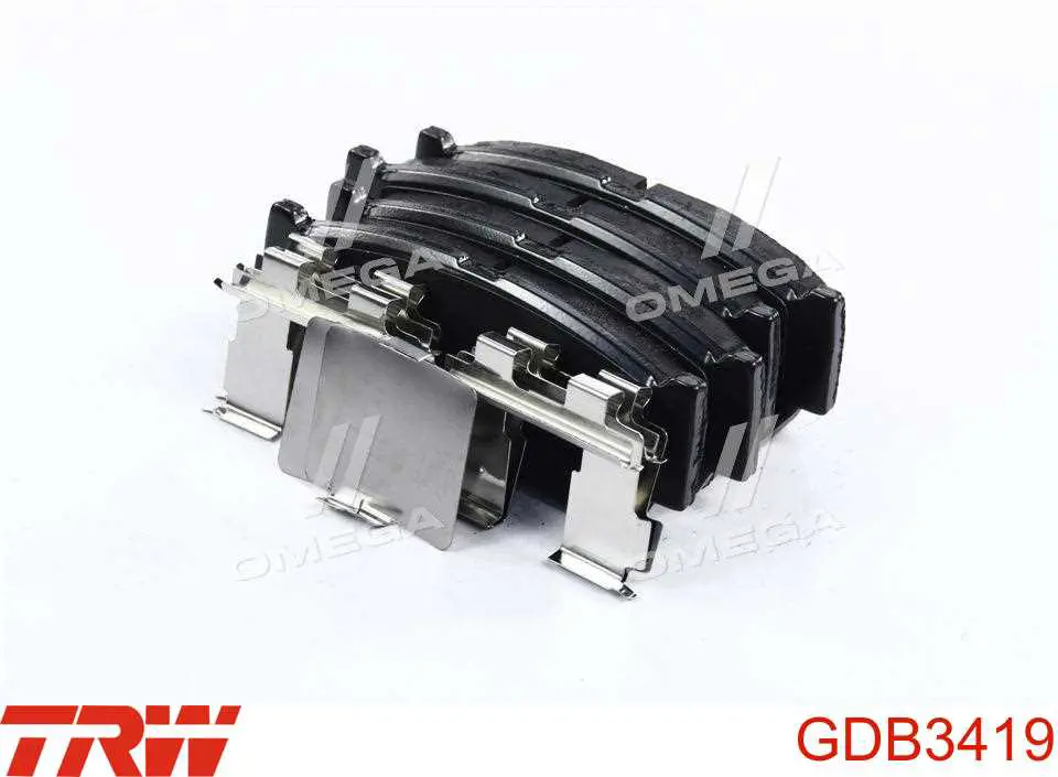 Колодки дисковые  TRW GDB3419 цена, от 15.24 USD
