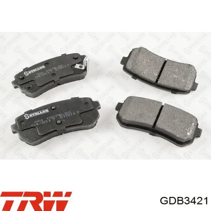 Колодки дисковые  TRW GDB3421 цена, от 22.22 USD