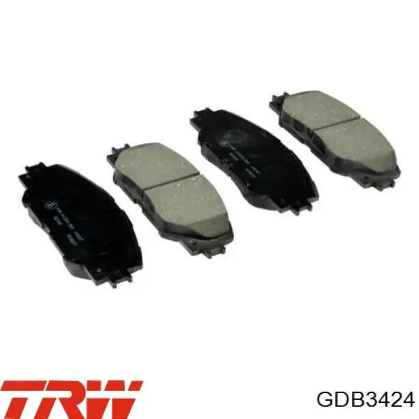 Передние тормозные колодки GDB3424 TRW