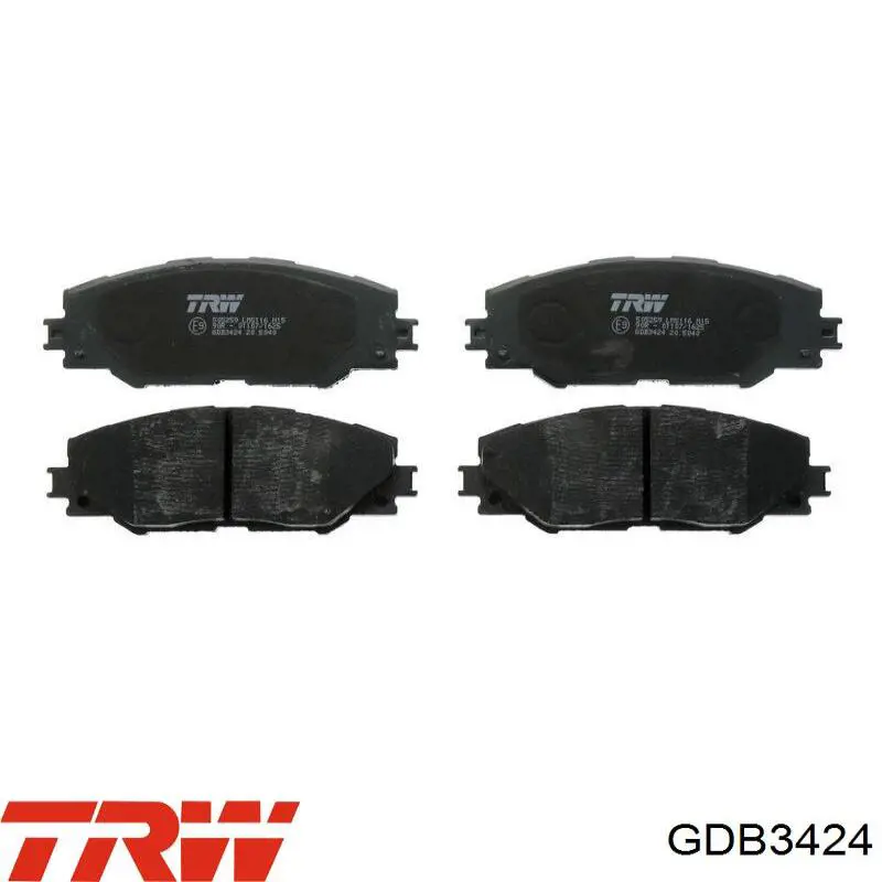 Тормозные колодки TRW GDB3424