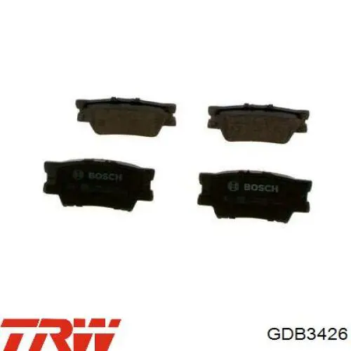 Задние дисковые колодки TRW GDB3426