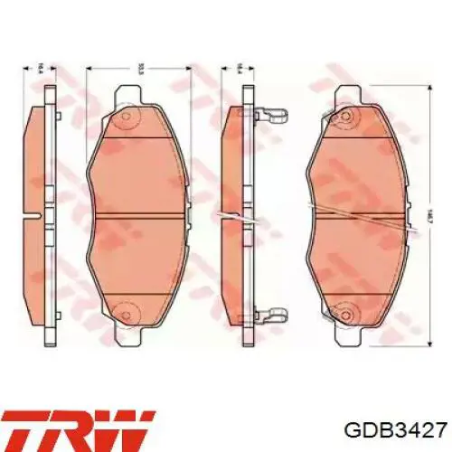 Тормозные колодки Hi-q SP1412