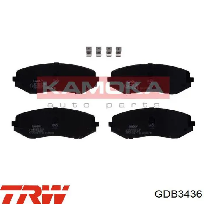 Купить GDB3436 TRW Колодки тормозные