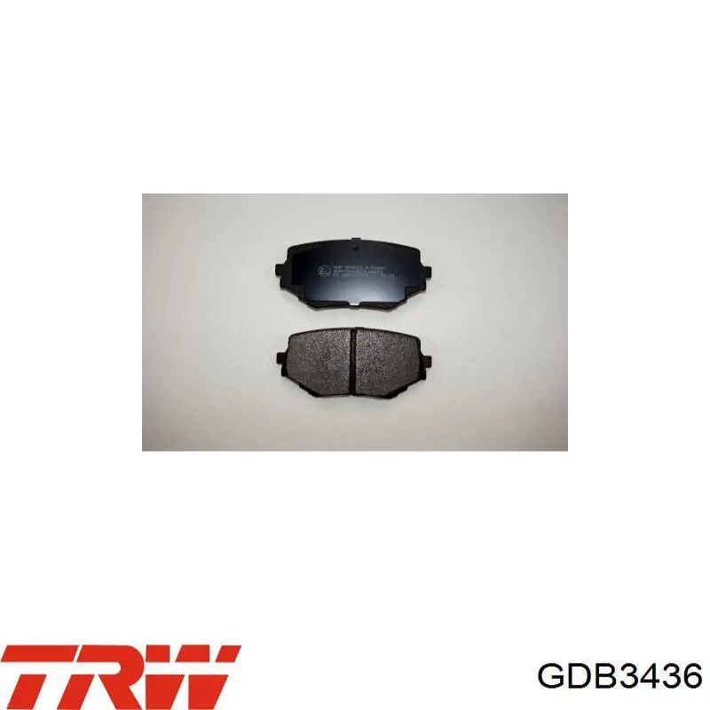 Колодки TRW GDB3436 цена, от 11.40 USD