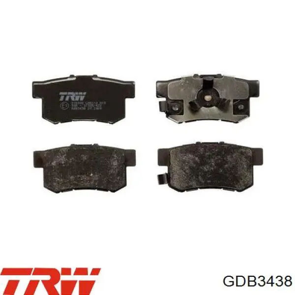 Задние дисковые колодки TRW GDB3438