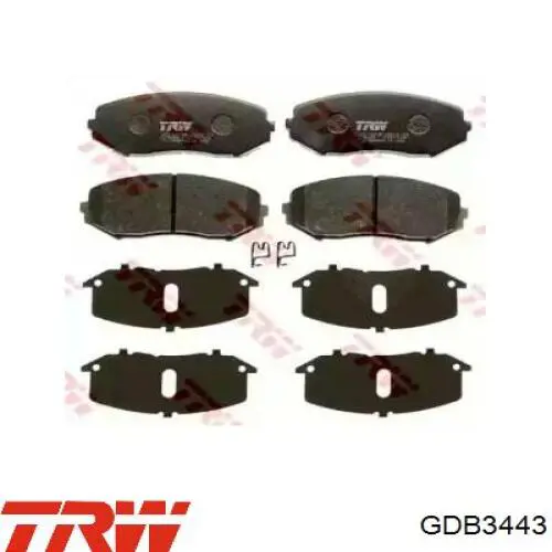 Тормозные колодки TRW GDB3443