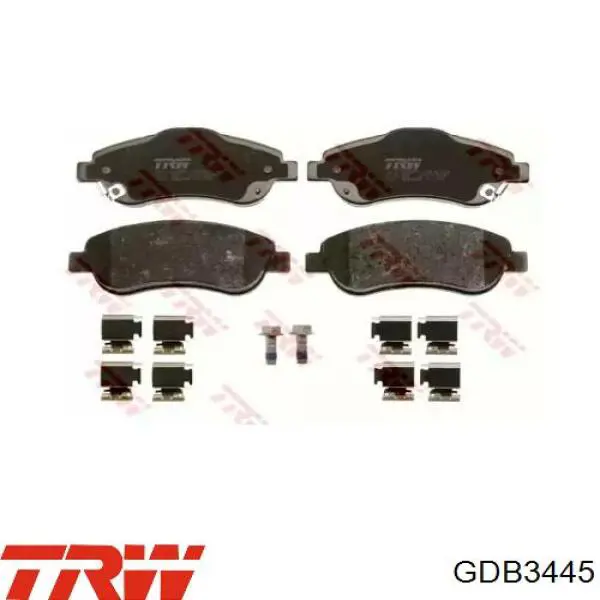 Тормозные колодки TRW GDB3445