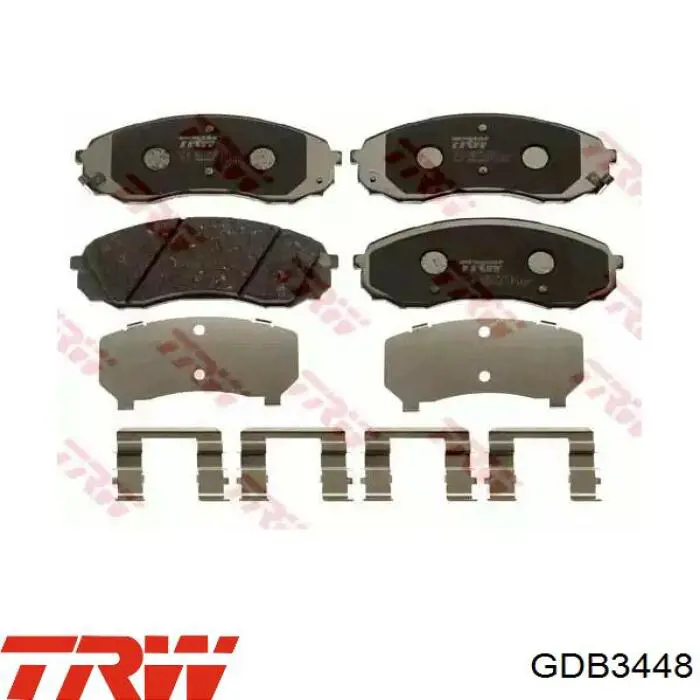 Колодки TRW GDB3448 цена, от 33.22 USD