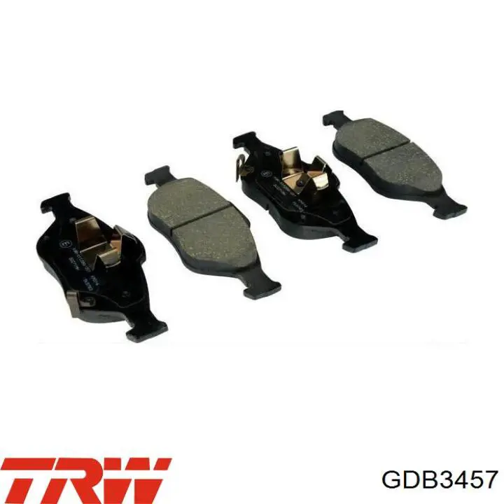 Купить GDB3457 TRW Колодки тормозные