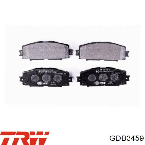 Тормозные колодки TRW GDB3459