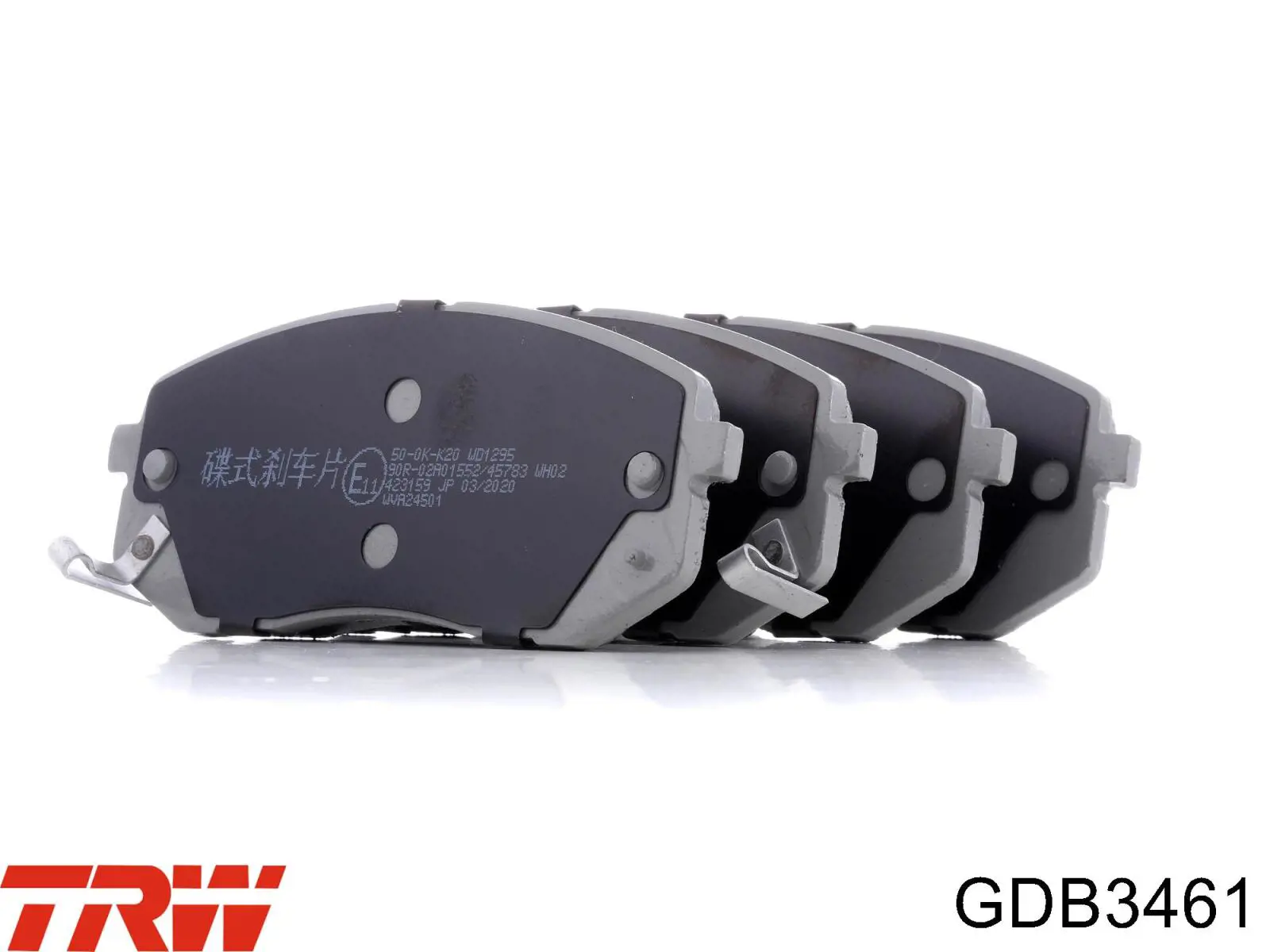 Передние тормозные колодки GDB3461 TRW