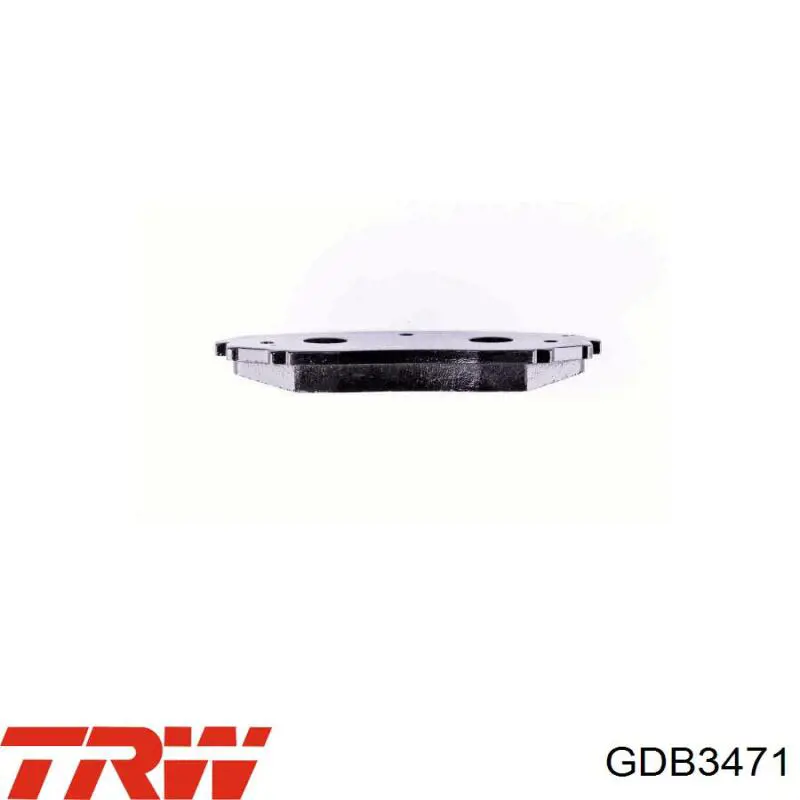 Купить GDB3471 TRW Колодки тормозные