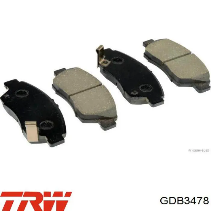 Тормозные колодки TRW GDB3478