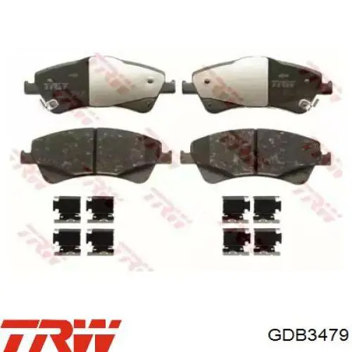 Колодки TRW GDB3479 цена, от 32.68 USD
