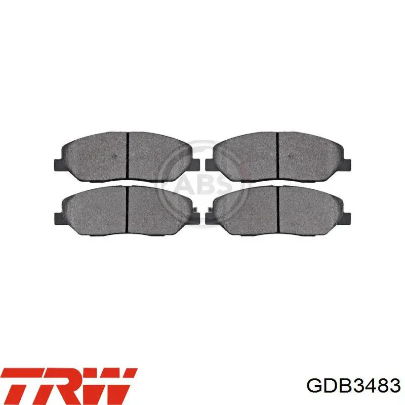Тормозные колодки TRW GDB3483