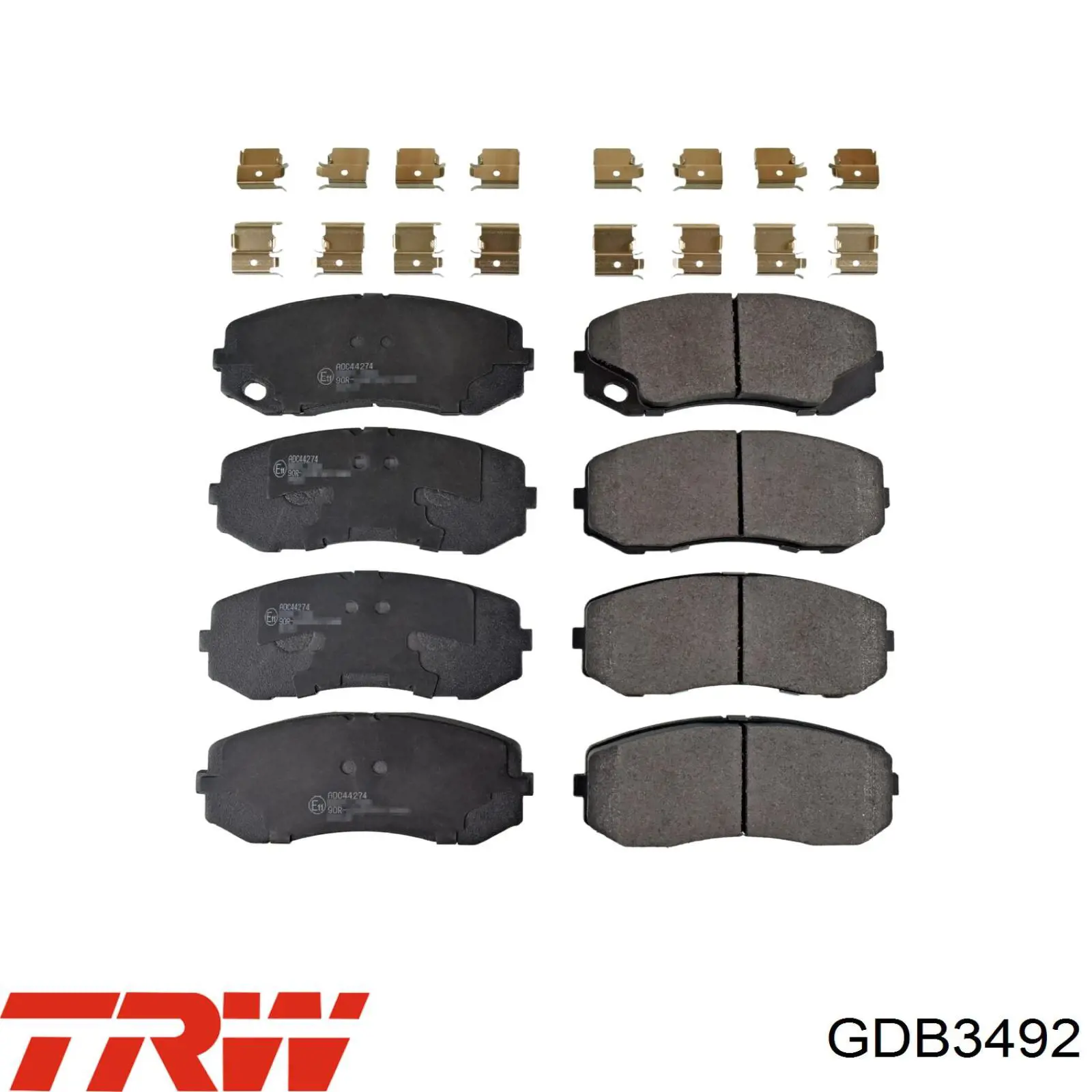 Купить GDB3492 TRW Колодки тормозные