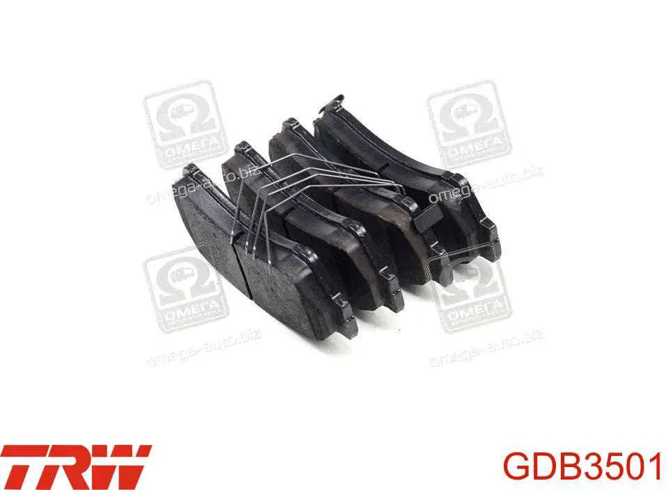 Купить GDB3501 TRW Колодки тормозные