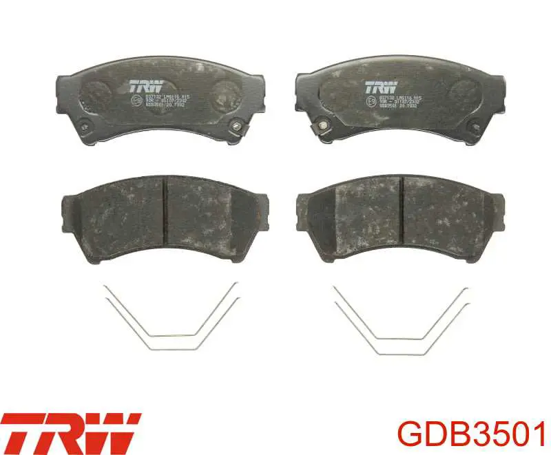 Колодки TRW GDB3501 цена, от 33.71 USD