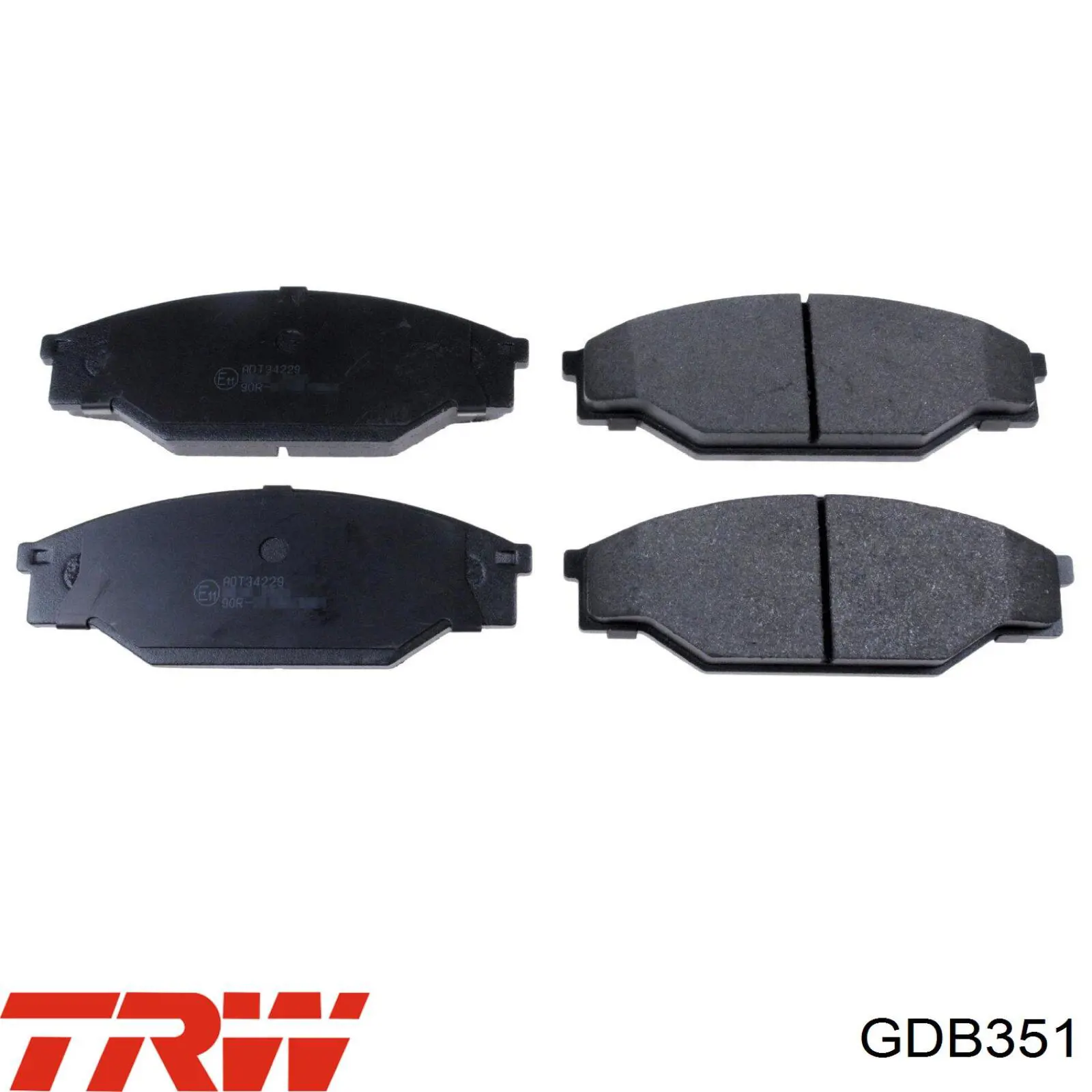 Колодки TRW GDB351 цена, от 12.67 USD