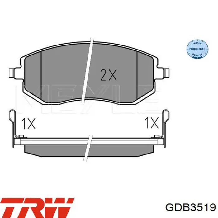 Передние тормозные колодки SN227P Advics