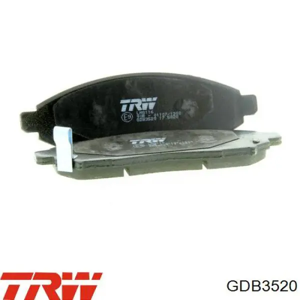 Передние тормозные колодки GDB3520 TRW