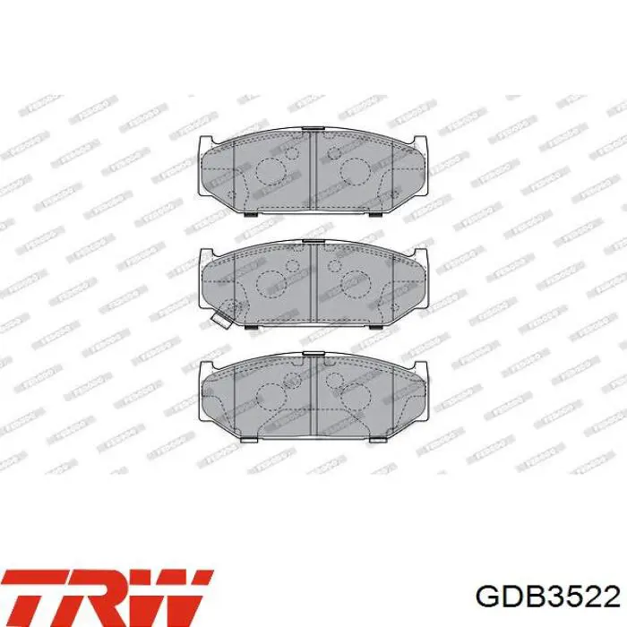 Тормозные колодки TRW GDB3522
