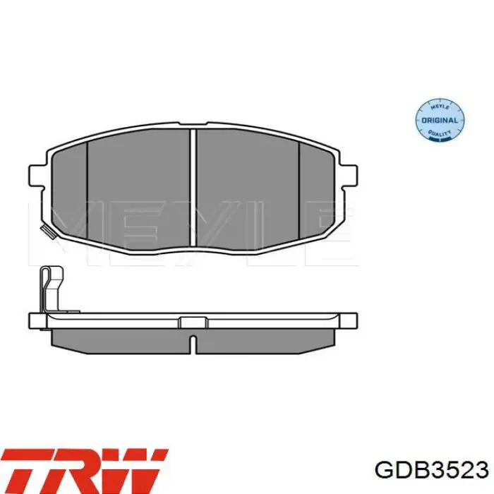 Передние тормозные колодки GDB3523 TRW